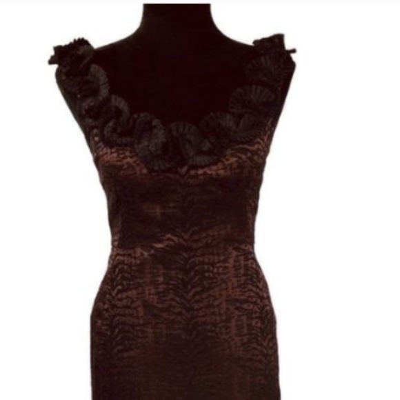 Maggy London Animal Print Dress - Picture 1 of 4